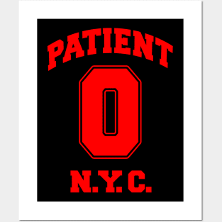 Patient Zero Zombie NYC - Red Posters and Art